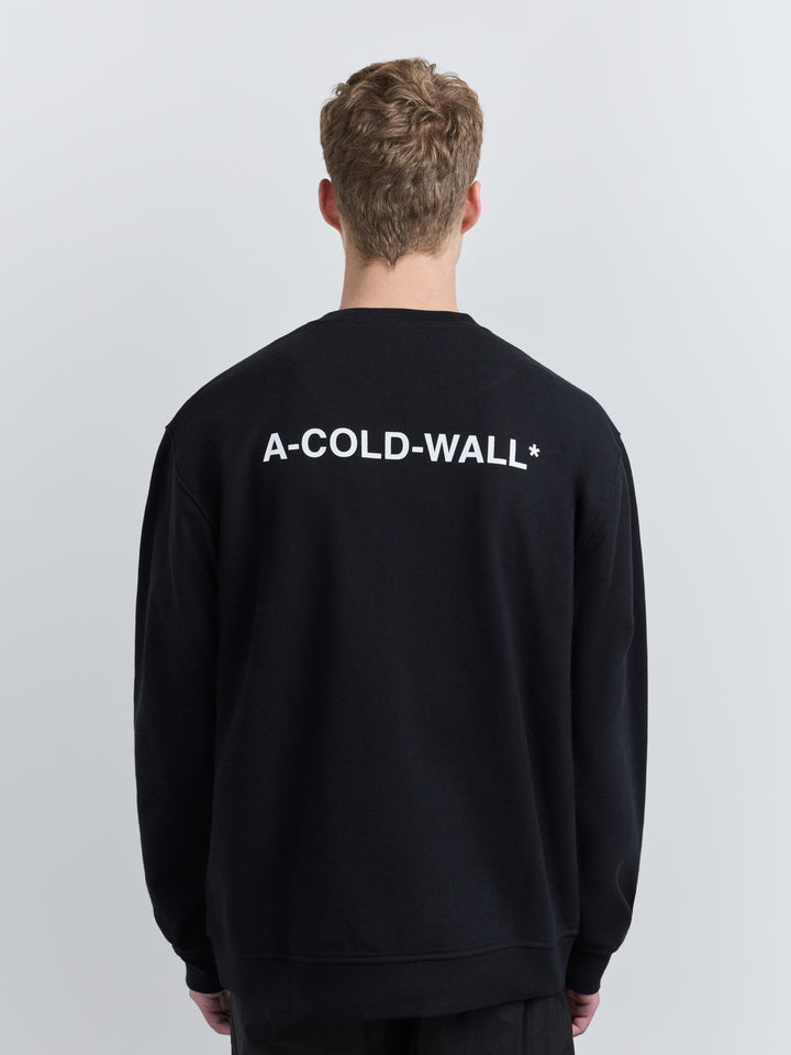 Burcham Logo Crew Black
