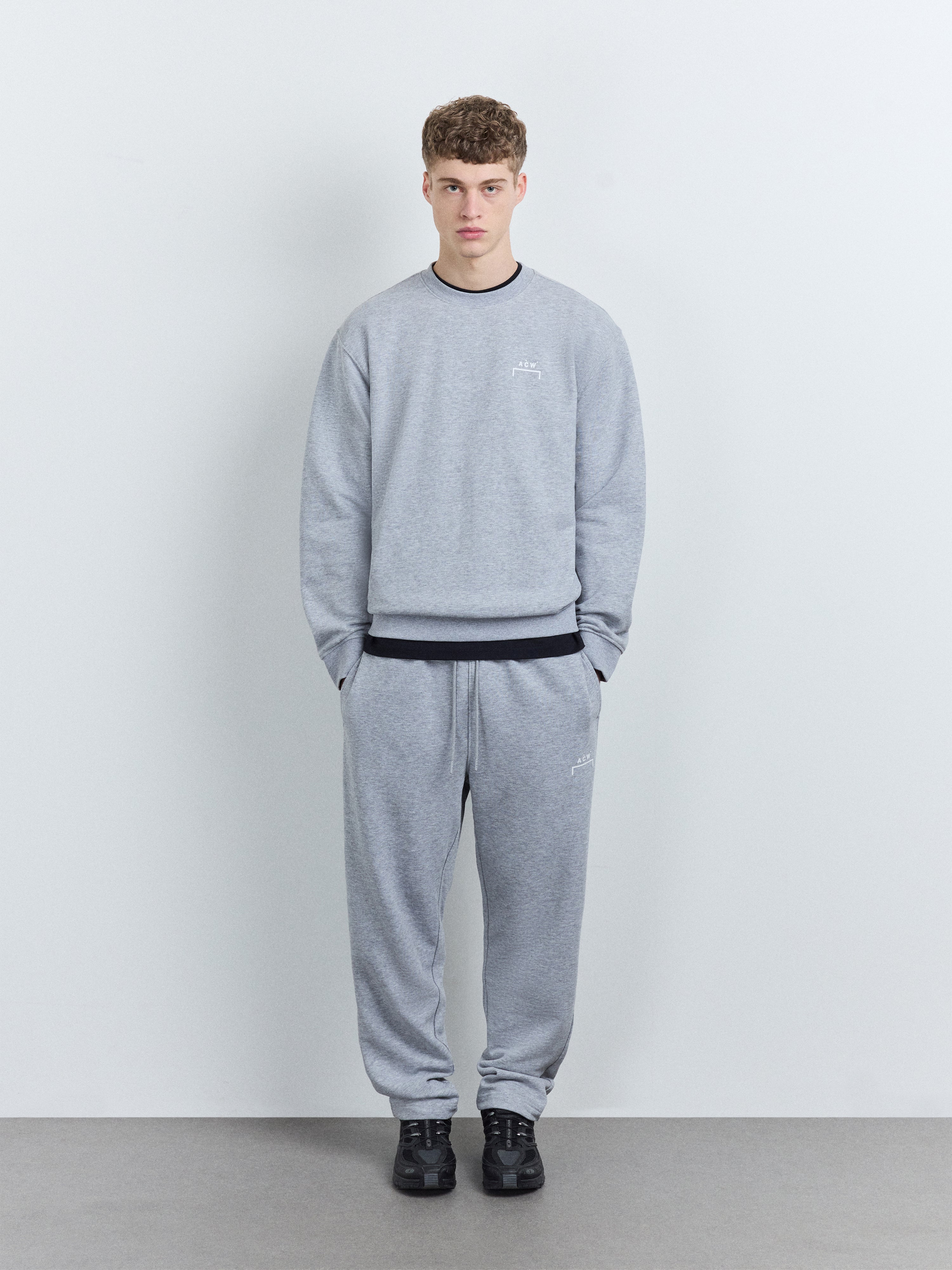 Woolmore Logo Jogger Grey Marl – A-COLD-WALL*