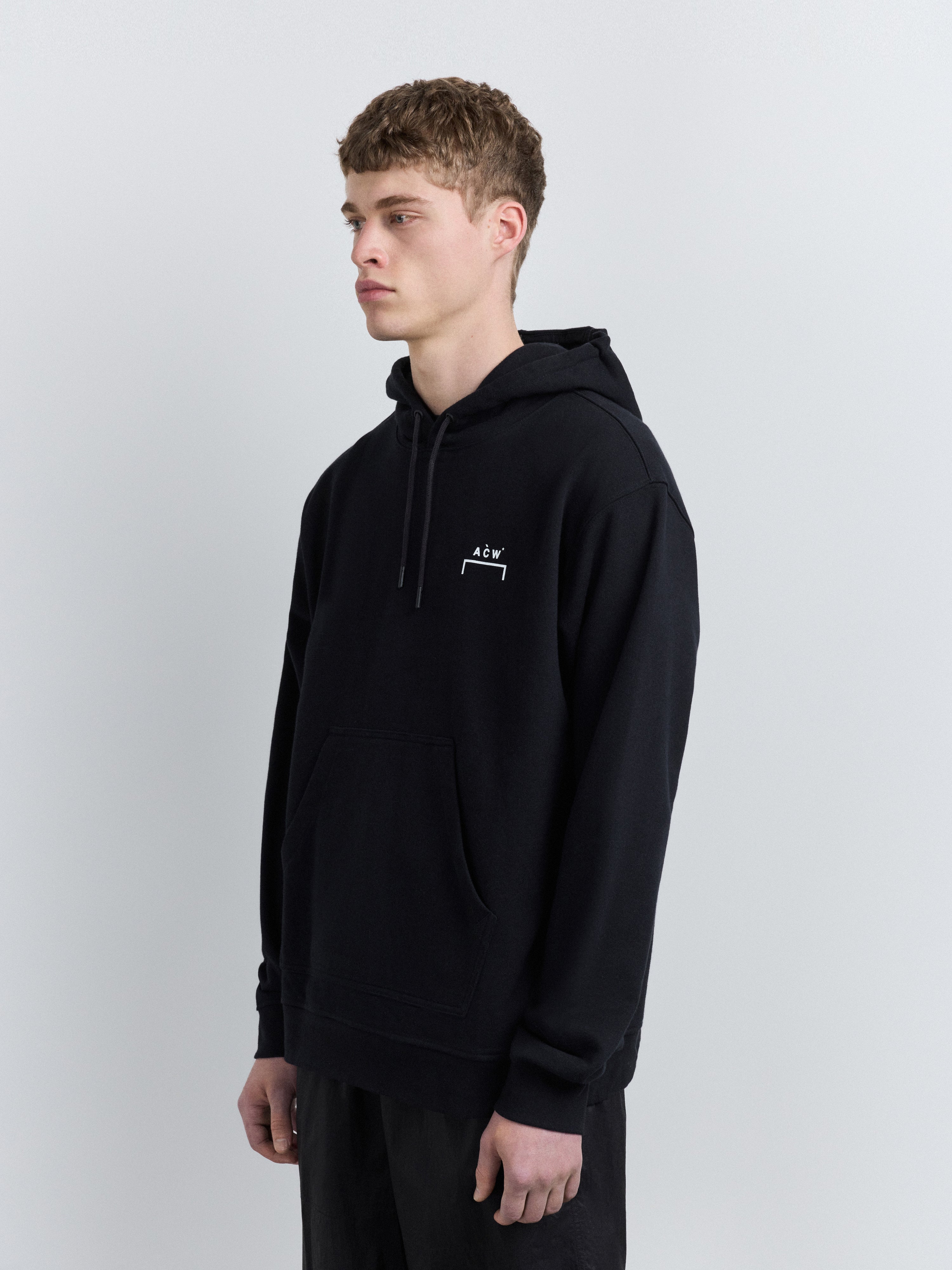 Balmore Logo Hoodie Black – A-COLD-WALL*