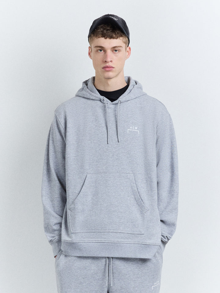 Balmore Logo Hoodie Grey Marl