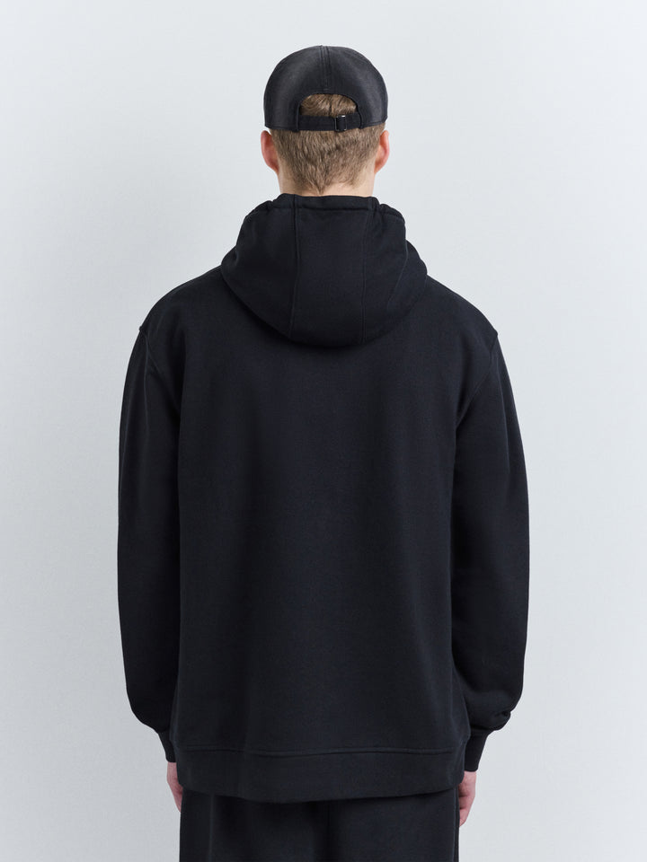 Carradale Logo Hoodie Black