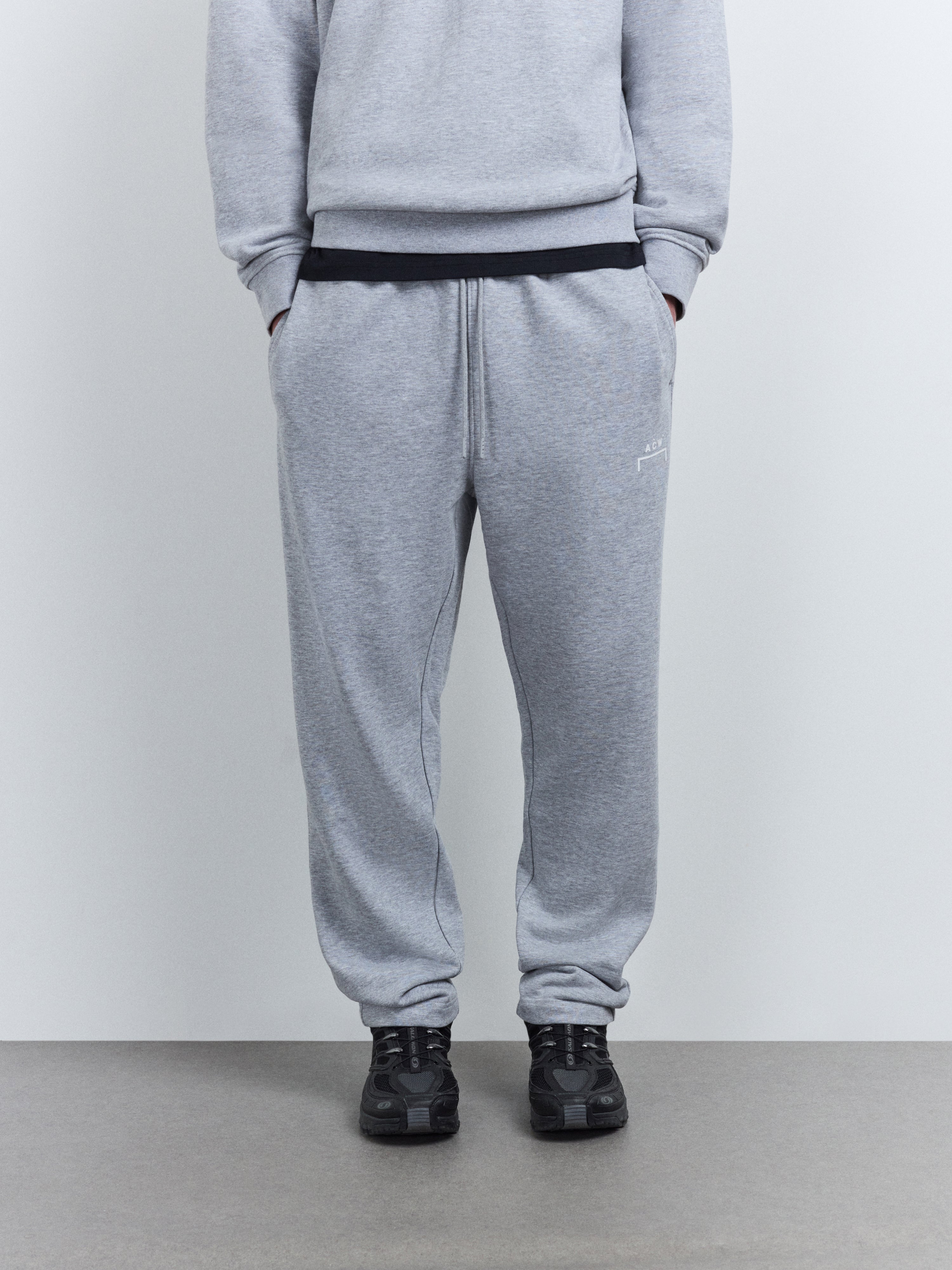 Woolmore Logo Jogger Grey Marl – A-COLD-WALL*