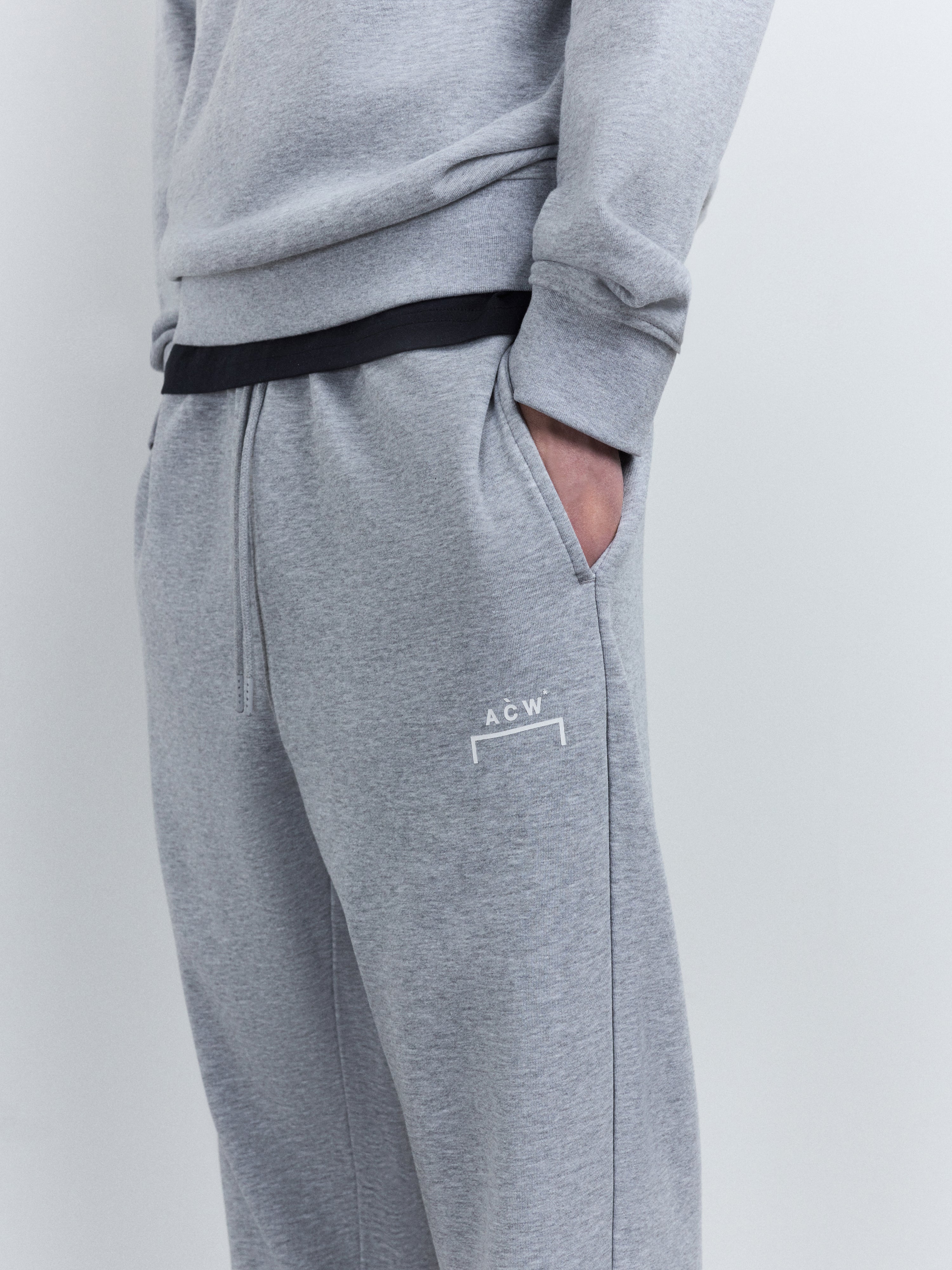 Woolmore Logo Jogger Grey Marl – A-COLD-WALL*