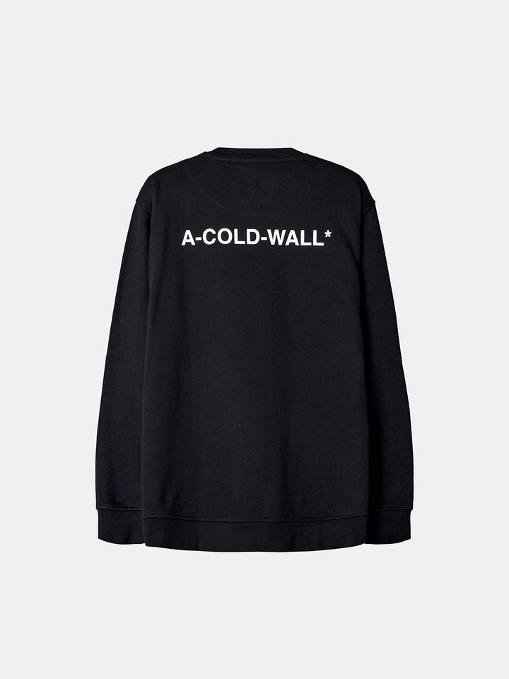 Burcham Logo Crew Black