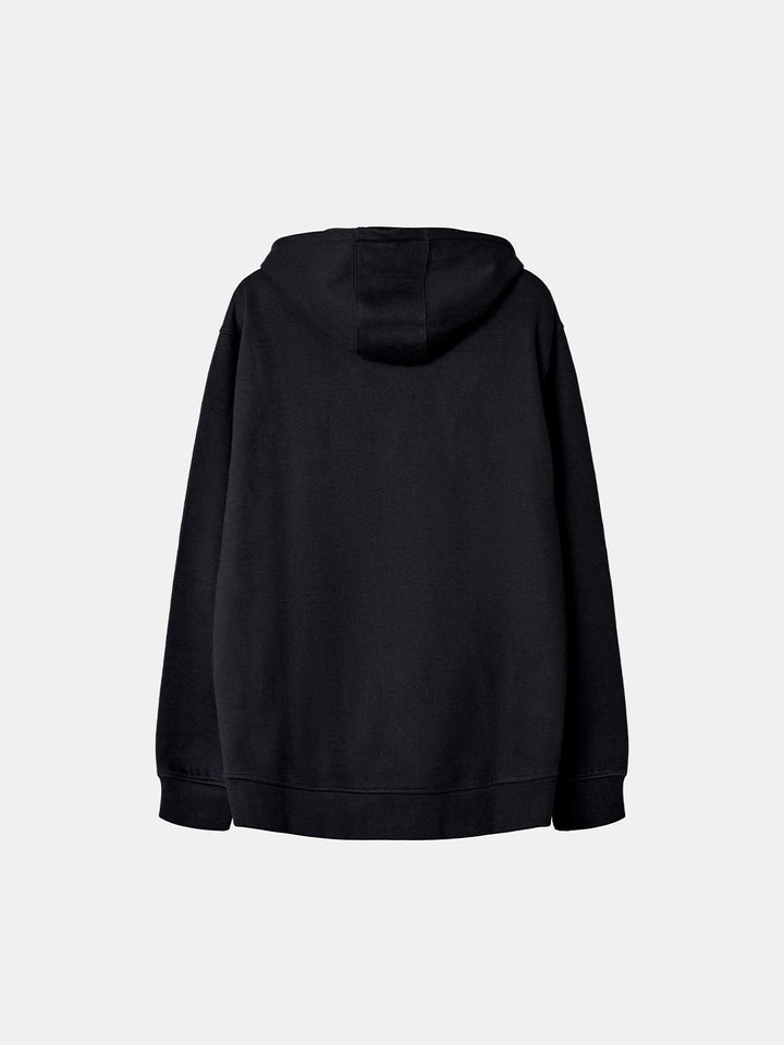 Carradale Logo Hoodie Black