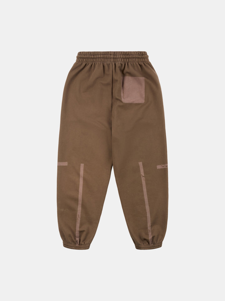 LASER FADE SWEATPANT RUST