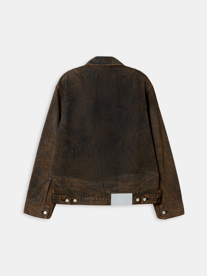 Cromer Trucker Dyed Jacket Onyx