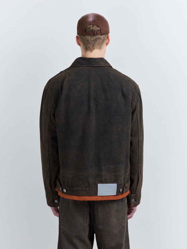 Cromer Trucker Dyed Jacket Onyx