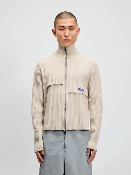 Panel Knit Bone