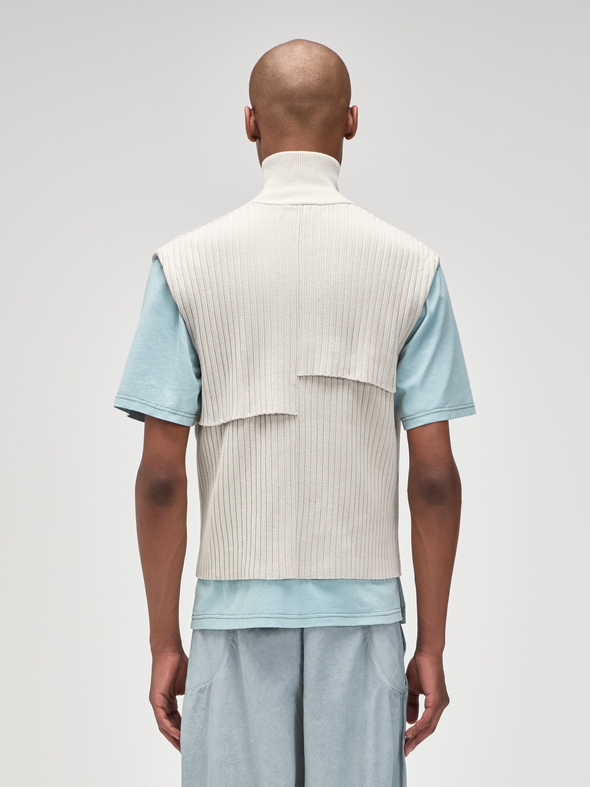 Panel Knit Vest Bone – A-COLD-WALL*