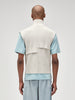 Panel Knit Vest Bone