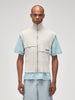 Panel Knit Vest Bone