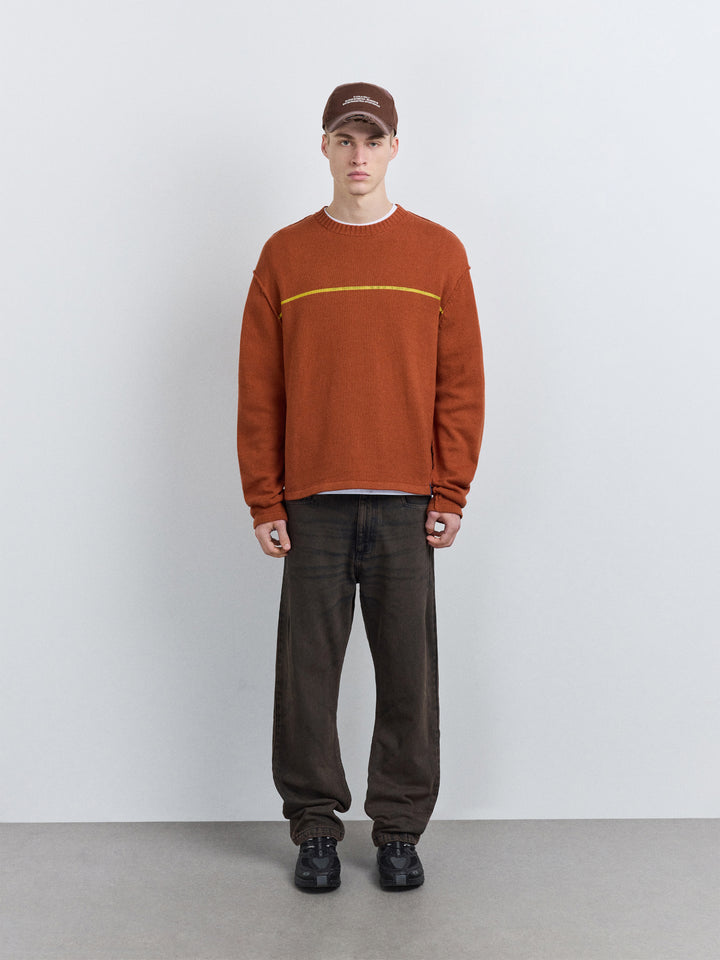 Mercury Crew Knit Rust