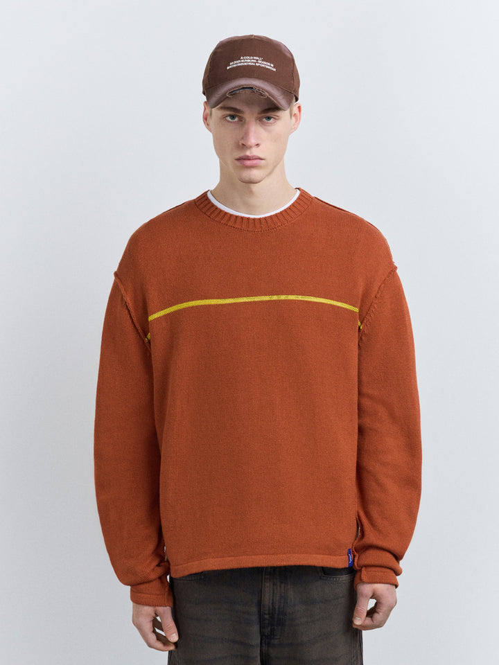 Mercury Crew Knit Rust