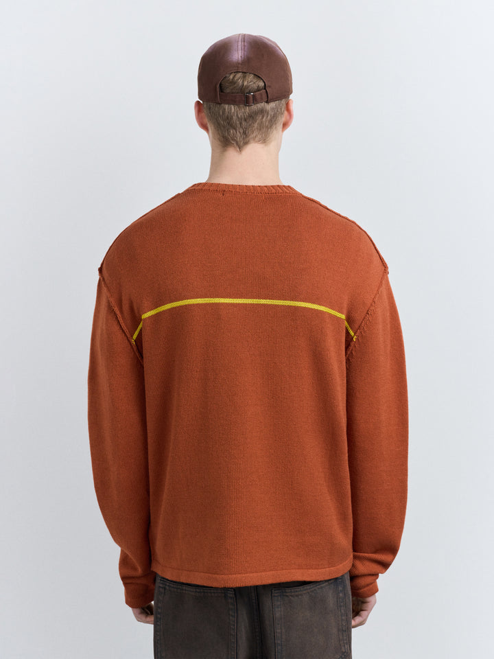 Mercury Crew Knit Rust