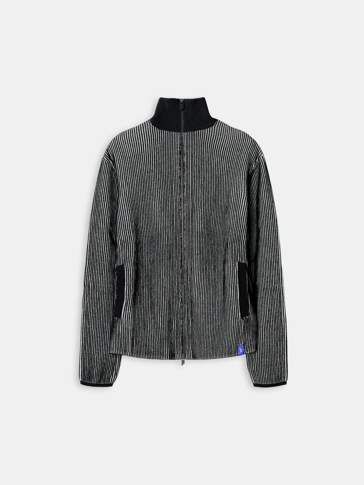 Whitby Full-Zip Knit Onyx