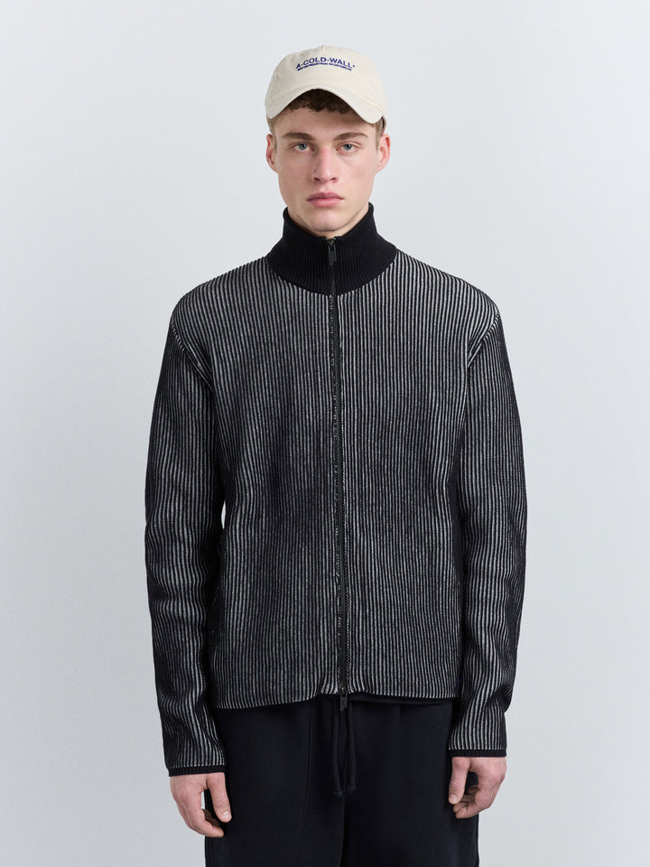 Whitby Full-Zip Knit Onyx