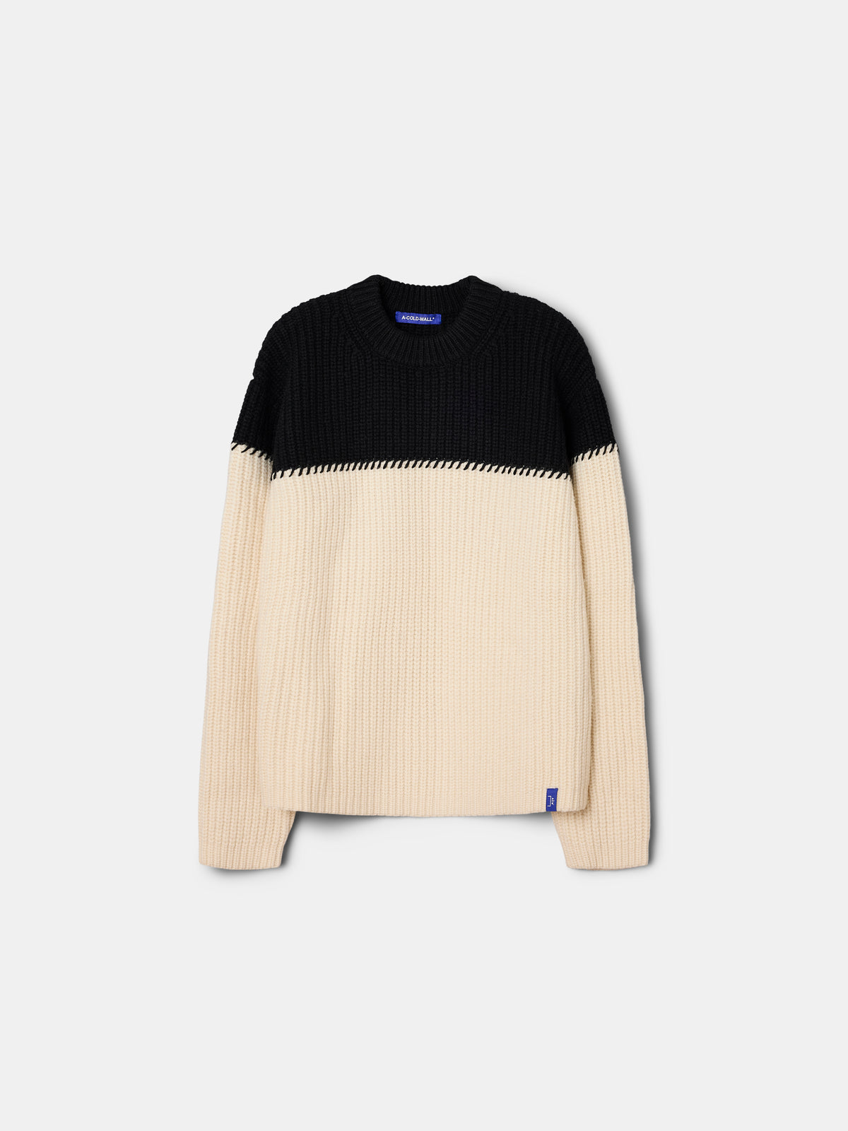 Shay Ribbed Crewneck Bone