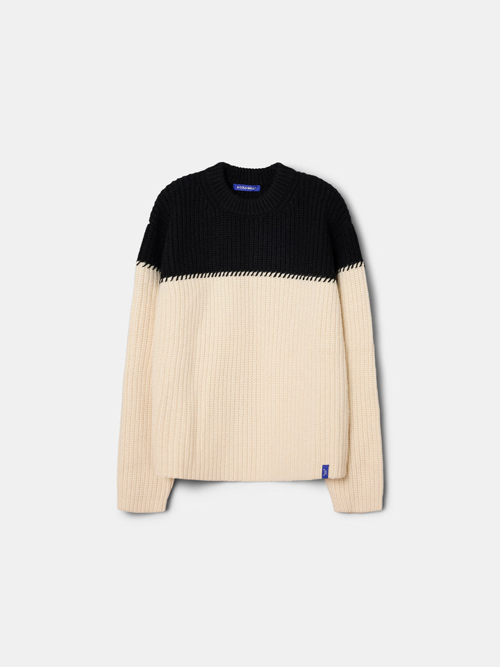 Shay Ribbed Crewneck Bone