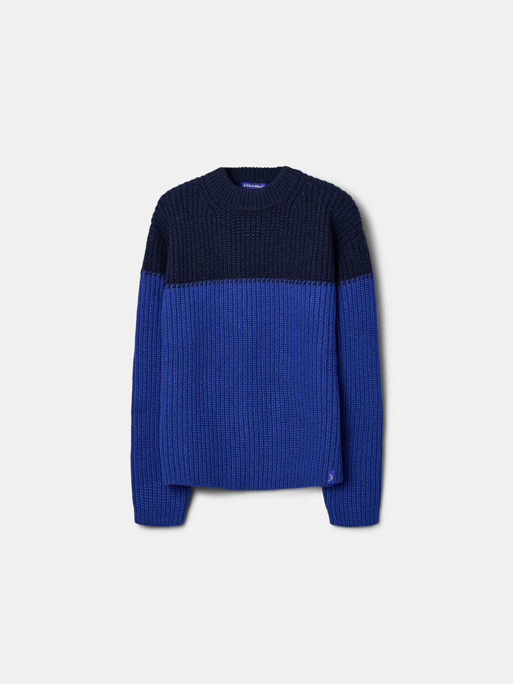 Shay Ribbed Crewneck Bluist