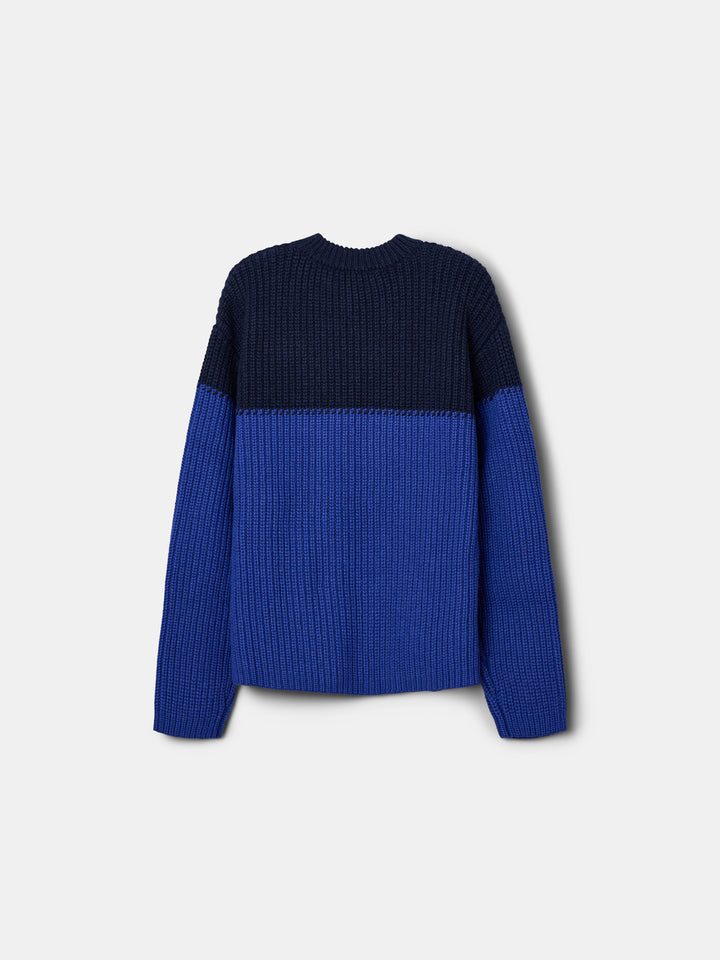 Shay Ribbed Crewneck Bluist