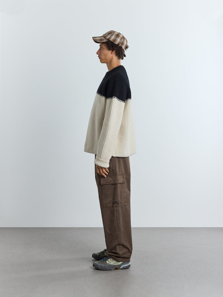 Shay Ribbed Crewneck Bone