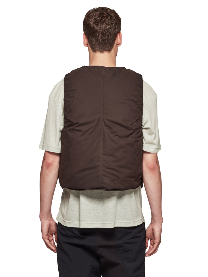 Form Gilet Dark Brown