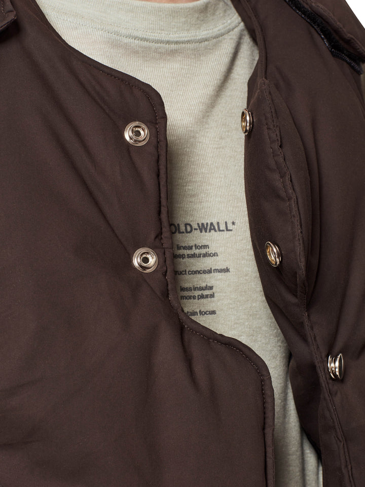 Form Gilet Dark Brown