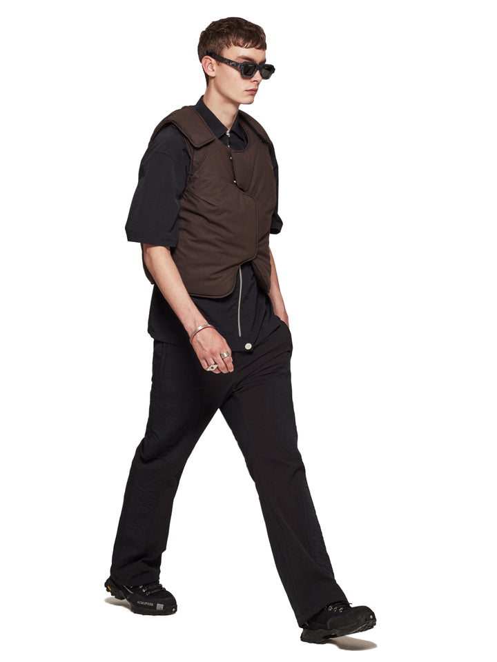Form Gilet Dark Brown