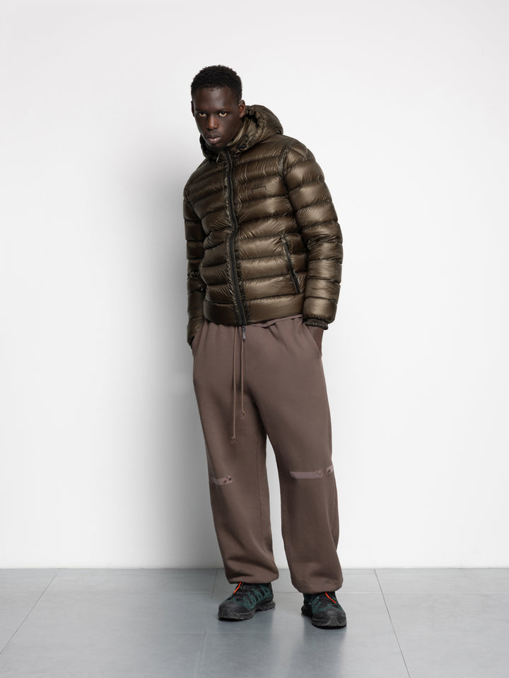 Docklands Light Down Jacket Brown