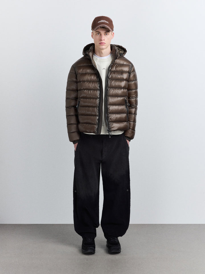 Docklands Light Down Jacket Brown