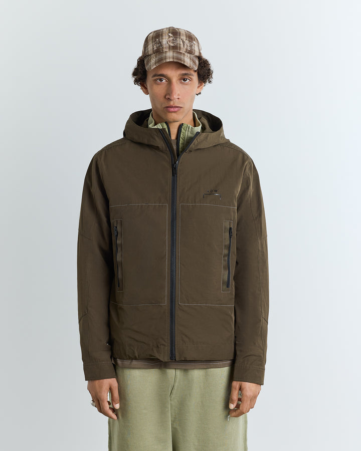 Albany Hooded Overshirt Deep Olive