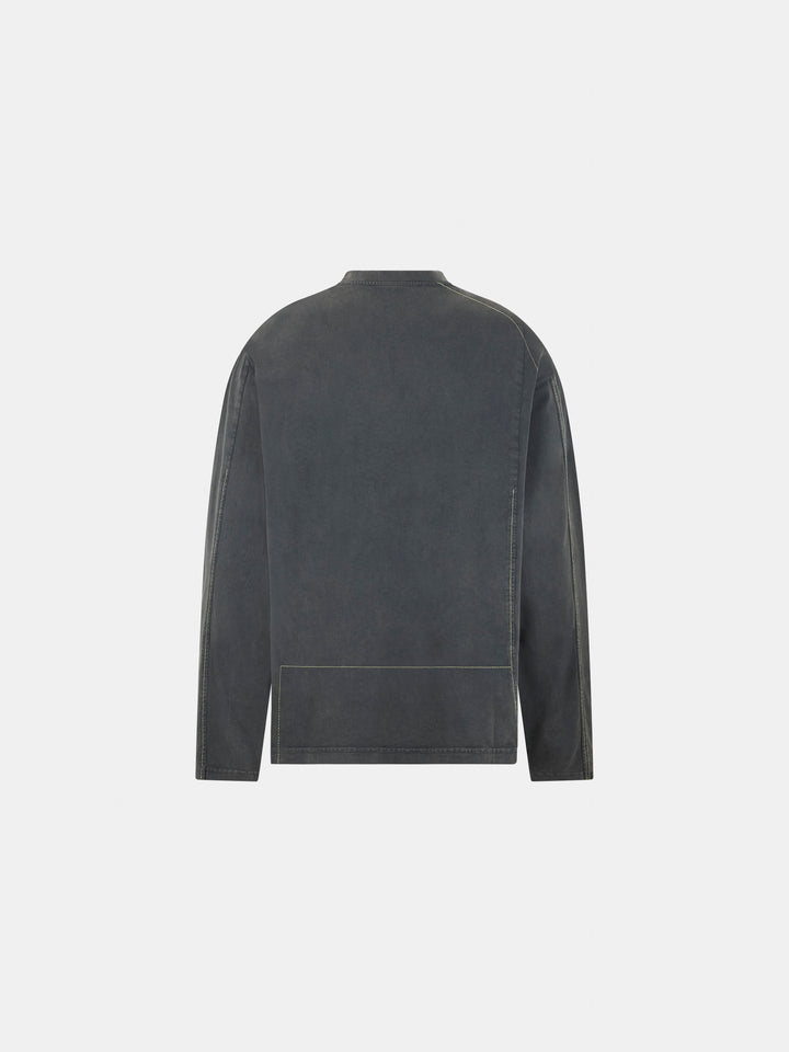 Oblique LS T-Shirt Grey Slate