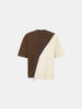 Spliced T-Shirt Rust
