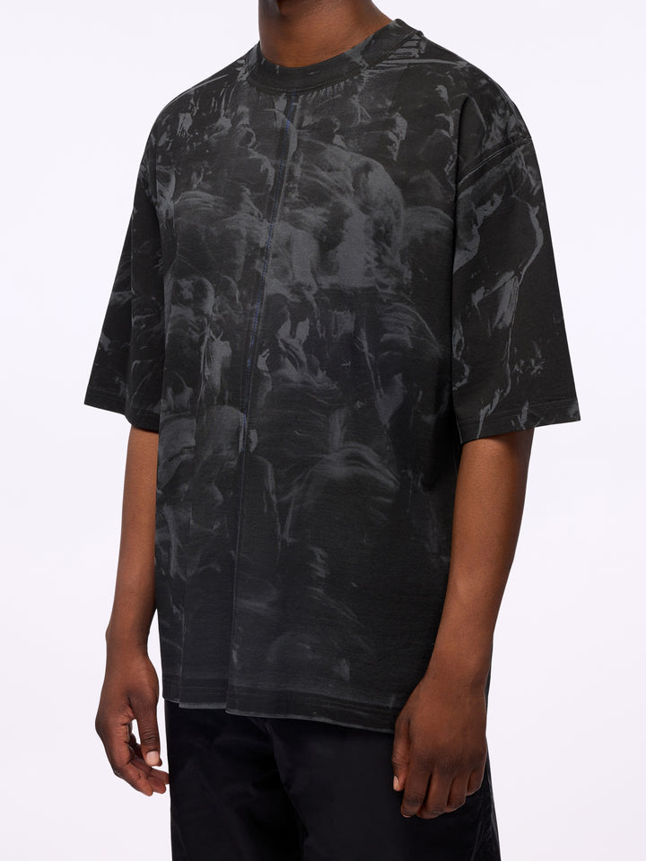BUSTLE T-SHIRT SLATE