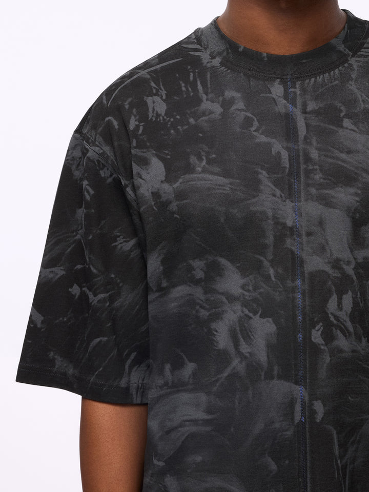 BUSTLE T-SHIRT SLATE