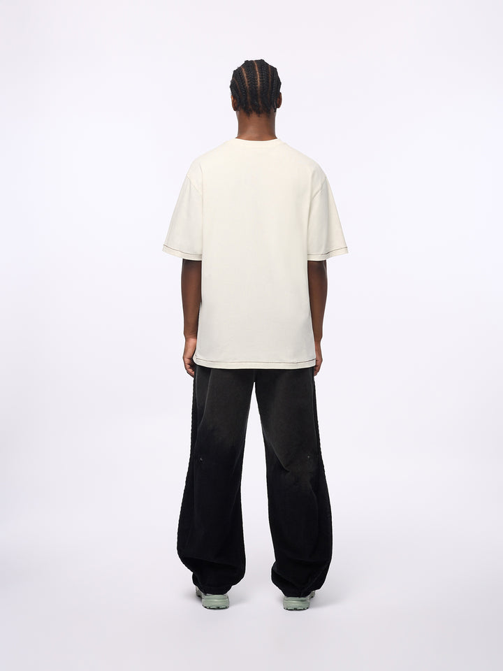 SERIF T-SHIRT BONE