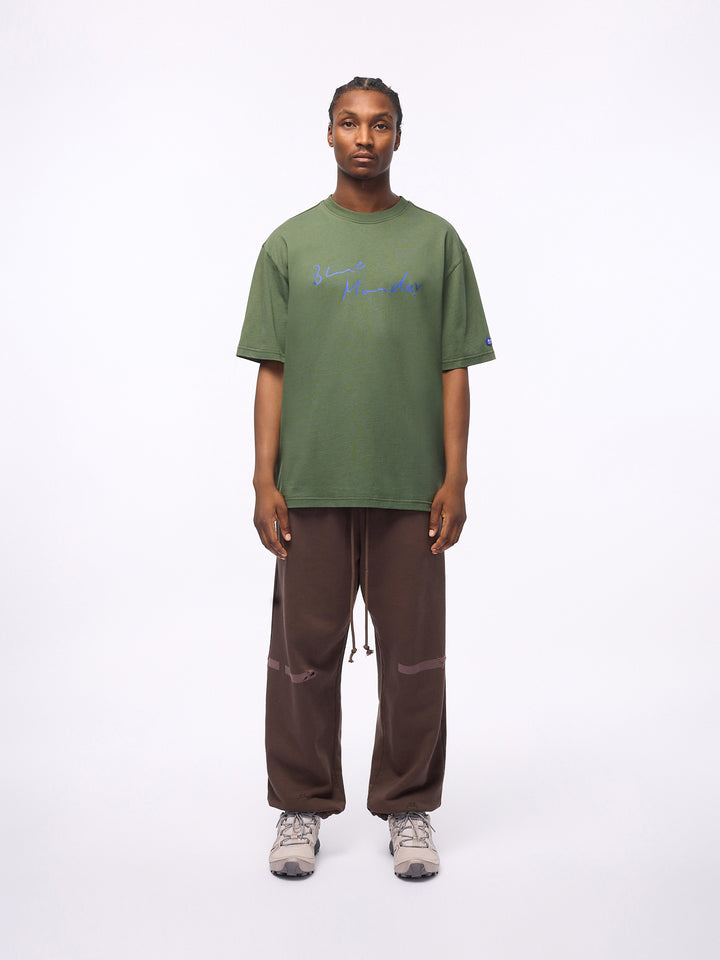 SERIF T-SHIRT MOSS
