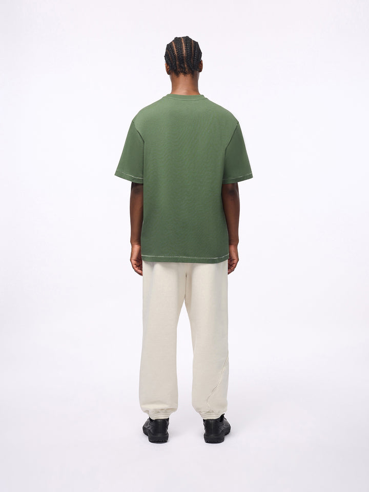 SERIF T-SHIRT MOSS