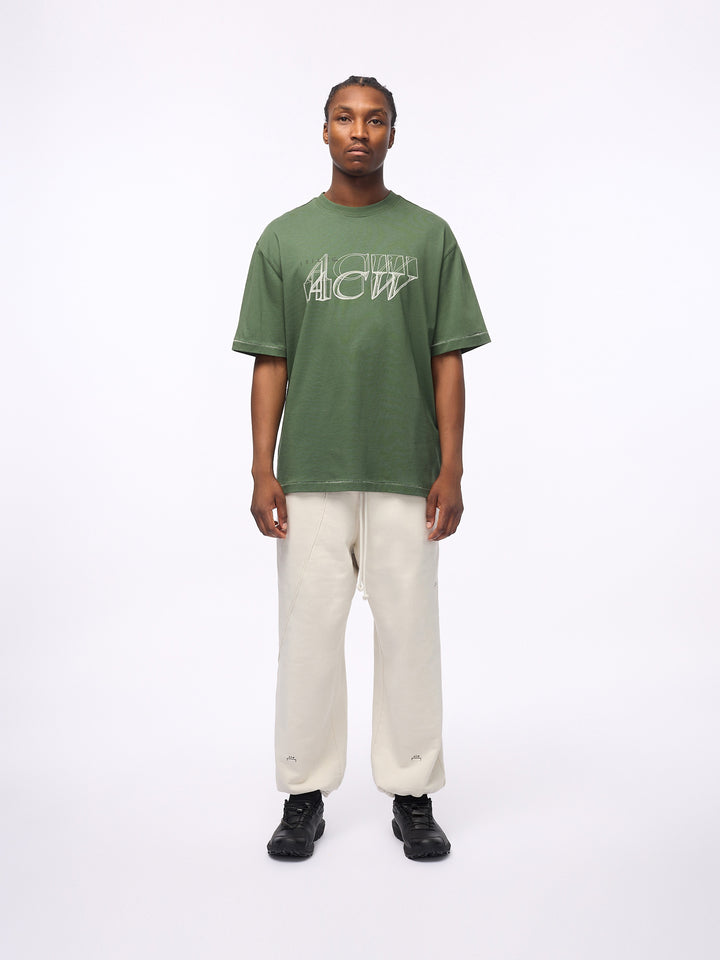 Serif T-Shirt Moss