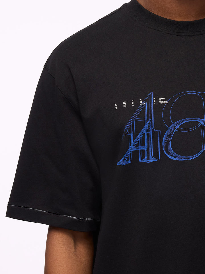 SERIF T-SHIRT ONYX