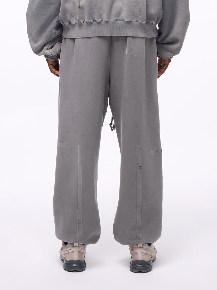 LASER FADE SWEATPANT SLATE