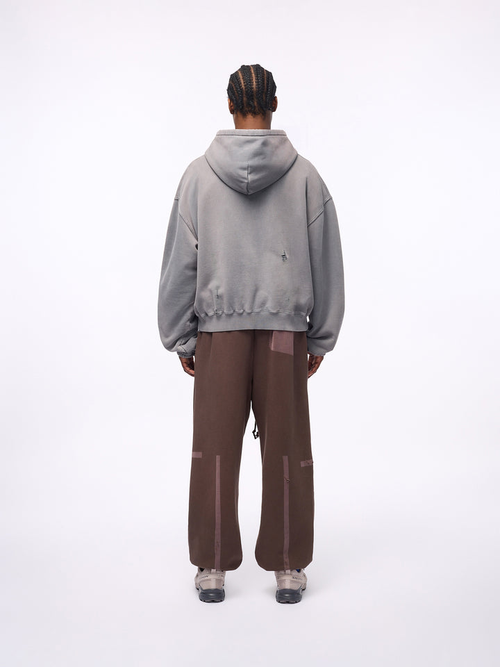 LASER FADE HOODIE SLATE