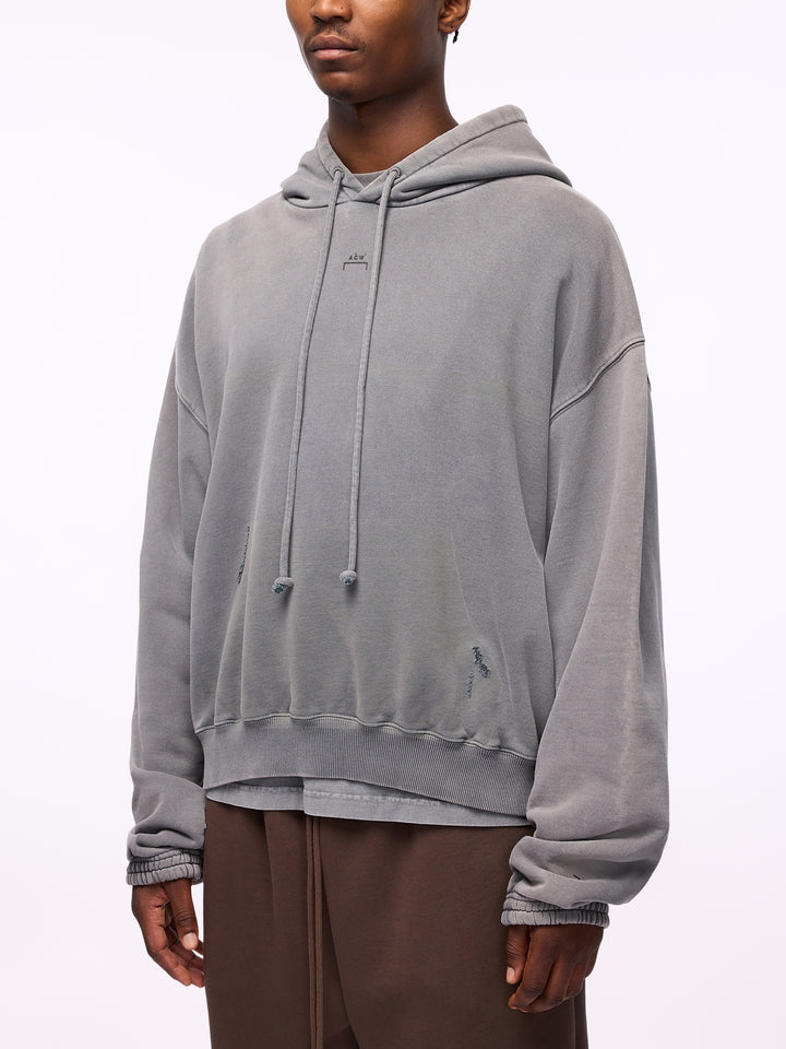 LASER FADE HOODIE SLATE