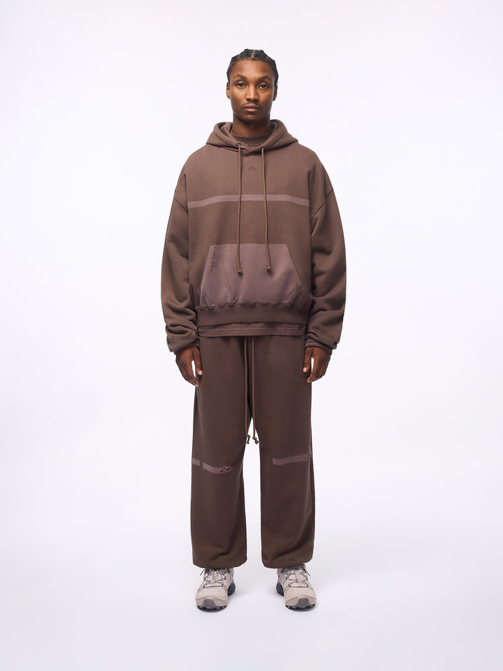 LASER FADE HOODIE RUST