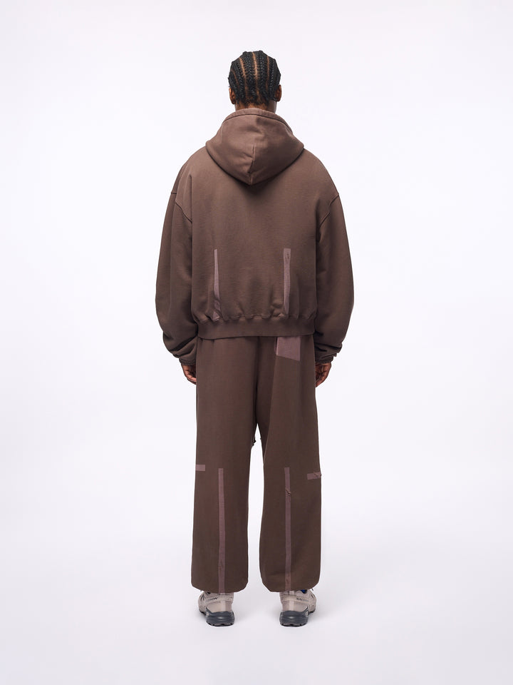 LASER FADE HOODIE RUST