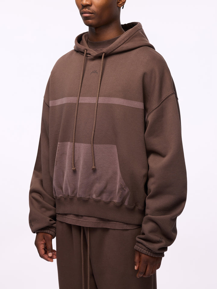 LASER FADE HOODIE RUST