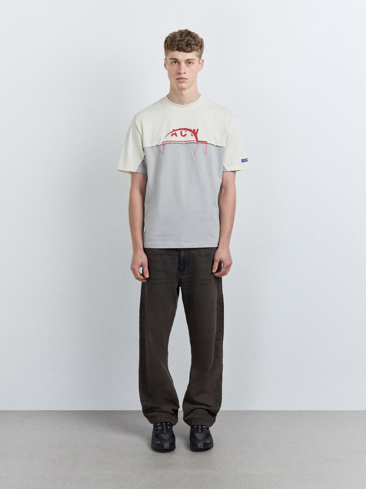 Split Logo T-Shirt Shale