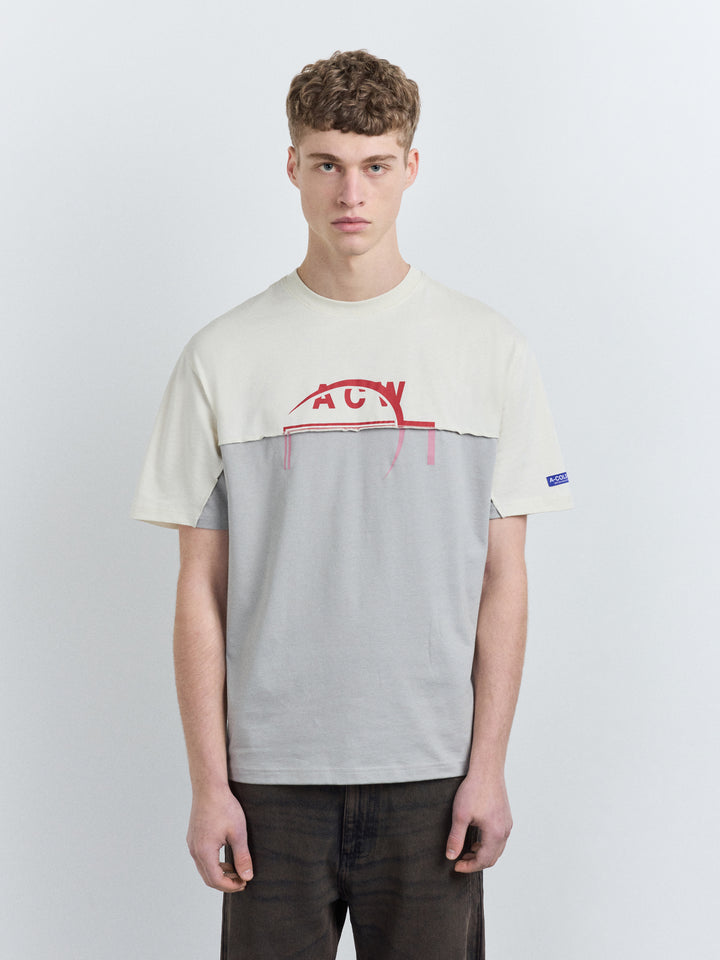 Split Logo T-Shirt Shale