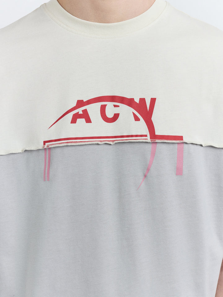 Split Logo T-Shirt Shale